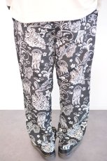 画像3: go slow caravan ゴブラン織り 総柄イージーパンツ メンズ 人気 通販 (3)