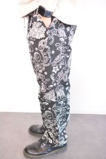 画像2: go slow caravan ゴブラン織り 総柄イージーパンツ メンズ 人気 通販 (2)