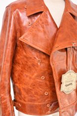 画像7: Y'2 LEATHER OIL WAX HORSE BRITISH STYLE AVIATOR JACKET サイズ40 メンズ　人気　通販 (7)