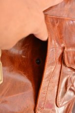 画像6: Y'2 LEATHER OIL WAX HORSE BRITISH STYLE AVIATOR JACKET サイズ40 メンズ　人気　通販 (6)
