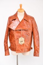 画像3: Y'2 LEATHER OIL WAX HORSE BRITISH STYLE AVIATOR JACKET サイズ40 メンズ　人気　通販 (3)
