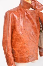 画像8: Y'2 LEATHER OIL WAX HORSE BRITISH STYLE AVIATOR JACKET サイズ40 メンズ　人気　通販 (8)