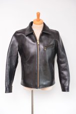 画像1: Y'2 LEATHER ANILINE STEER SINGLE RIDERS LSR-42 BLACK TEA-CORE サイズ42 メンズ　人気　通販 (1)