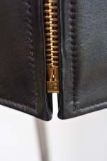 画像6: Y'2 LEATHER ANILINE STEER SINGLE RIDERS LSR-42 BLACK TEA-CORE サイズ42 メンズ　人気　通販 (6)