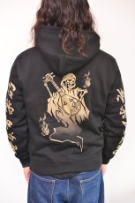 画像6: 喜人 音神様裏起毛プルパーカー メンズ 人気 通販 (6)