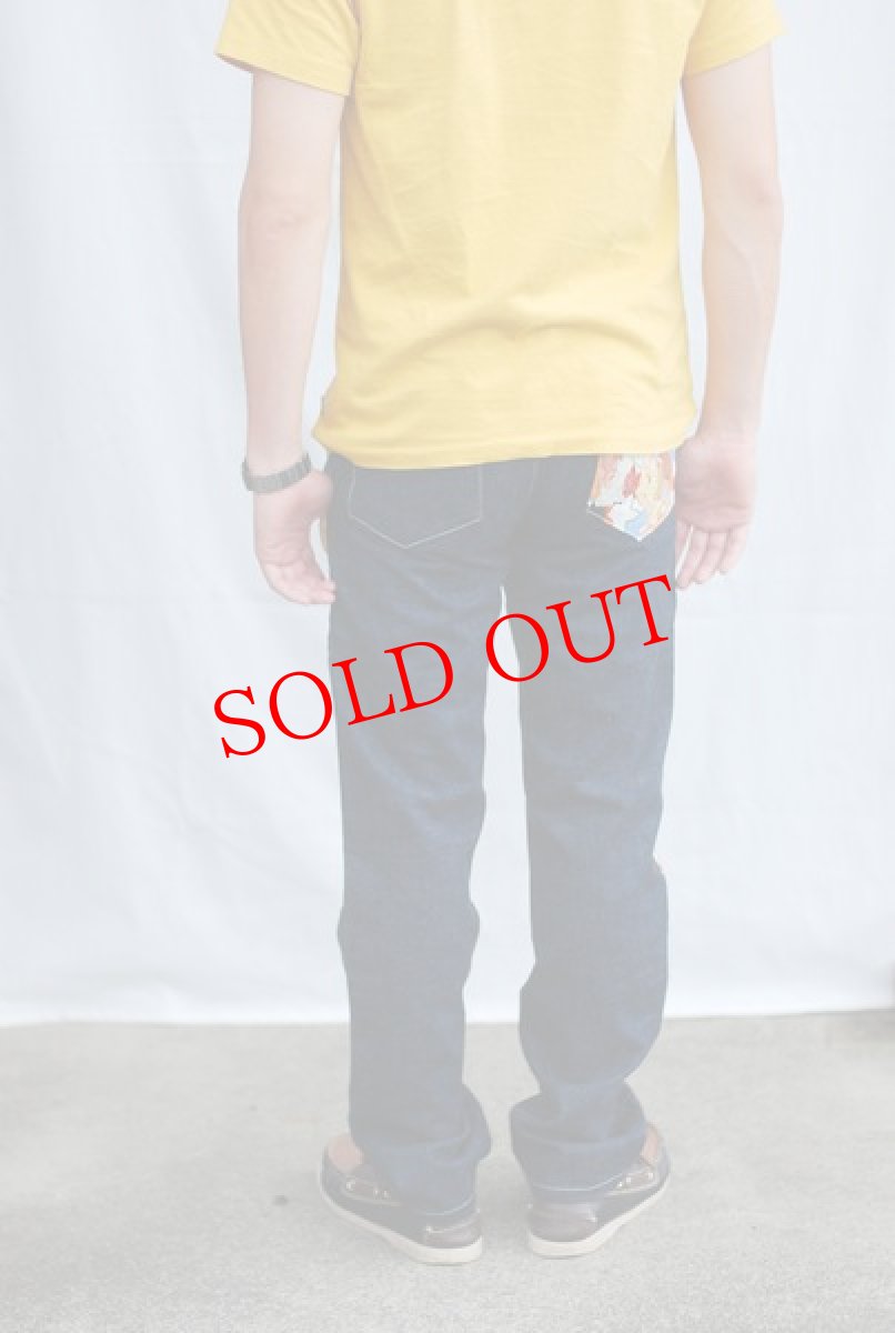 画像4: ＫＥＩ’Ｓ　デニム和柄ダブルニーパンツ (4)