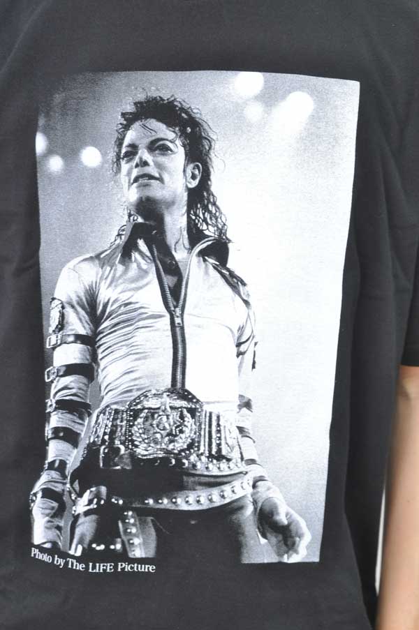 LIFEコラボTシャツ Michael Jackson（マイケルジャクソン） B メンズ