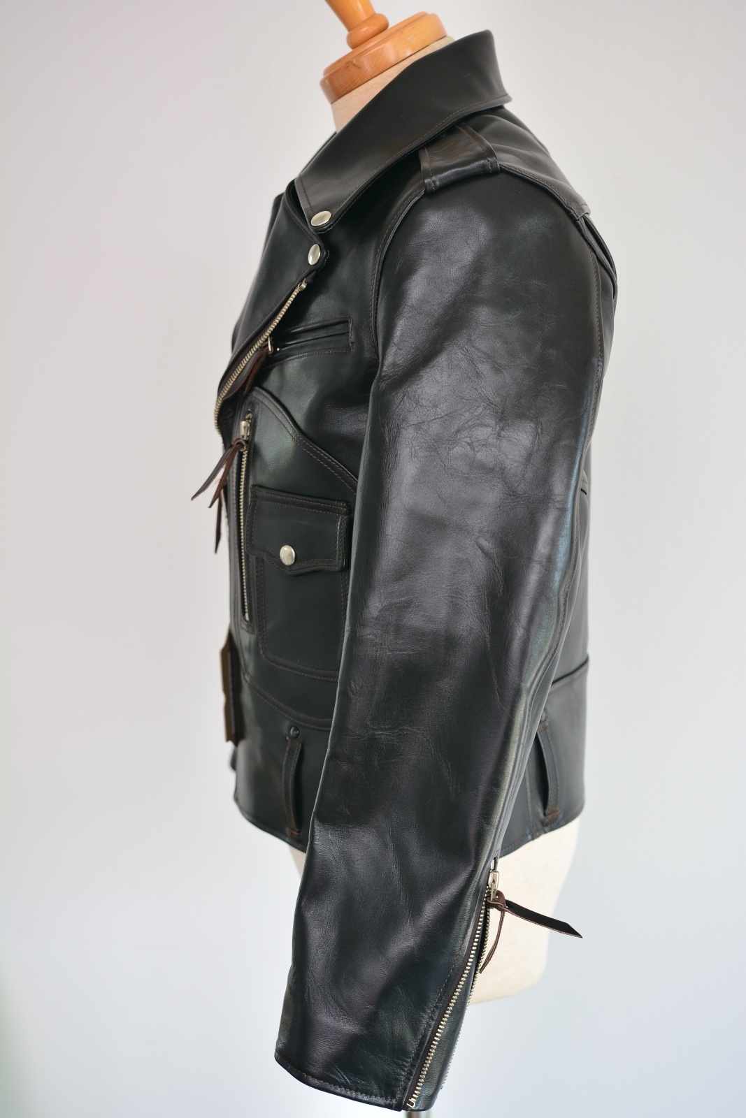 Y'2 LEATHER (ワイツーレザー) VINTAGE HORSE D-POCKET DOUBLE